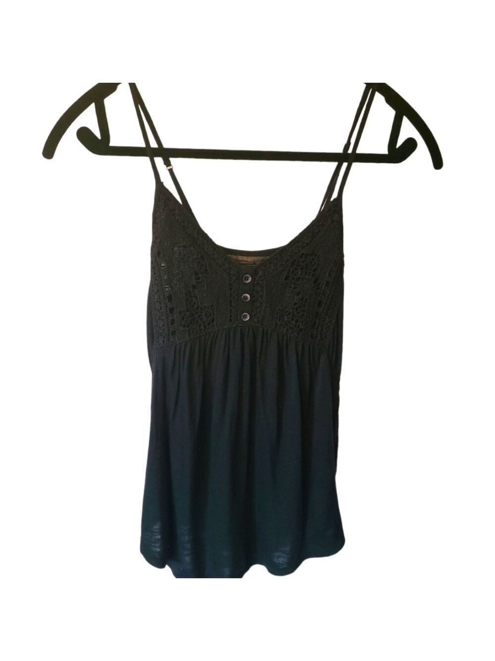 AMERICAN Eagle N Neck Black Camisole Top Size XS
